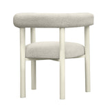Jackie Cream Outdoor Textured Dining Chair TOV-O68958 TOV Furniture