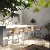 Alexa Cream Outdoor Counter Stool TOV-O68960 TOV Furniture