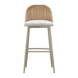 Alexa Cream Outdoor Barstool TOV-O68961 TOV Furniture