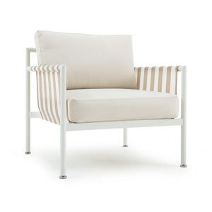 TOV Furniture Dunes Cream Outdoor Armchair - Chic, Durable Seating with Reversible Cushions for Stylish Patios & Gardens TOV-O68965