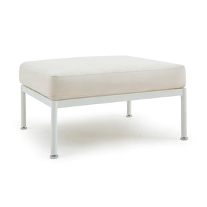 Dunes Cream Outdoor Ottoman TOV-O68966 TOV Furniture