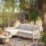 Dunes Cream Outdoor Sectional - LAF TOV-O68968-O68969 TOV Furniture