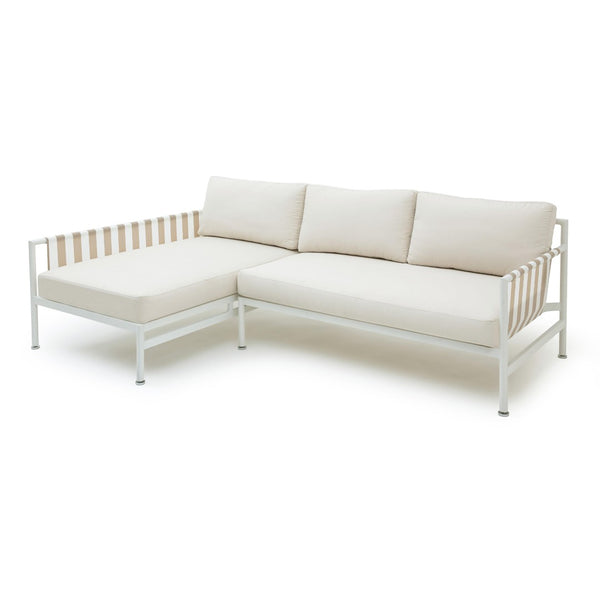 TOV Furniture Dunes 2-Piece Cream Outdoor L-Shaped Sectional Set - Chic Coastal Style for Luxurious Patio Lounging LAF TOV-O68968-O68969