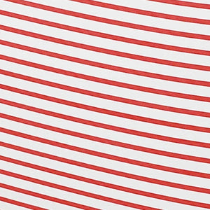 TOV Furniture Salty Coastal-Inspired 84.5" Striped Outdoor Sofa with Removable Cushions and Accent Pillows Red TOV-O69248