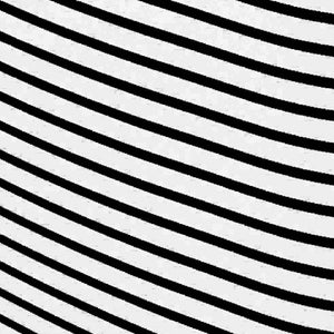 TOV Furniture Salty Coastal-Inspired 84.5" Striped Outdoor Sofa with Removable Cushions and Accent Pillows Black TOV-O69250