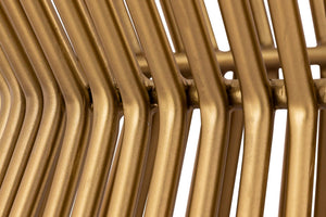 TOV Furniture Grace 30" Glass Round Coffee Table - Modern Minimalism Meets Artisanal Craftsmanship in Gold Finish TOV-OC18315