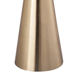 TOV Furniture Addyson Marble Side Table - Artisan Grey Marble Top with Gold Base, Elegant Accent for Any Space TOV-OC18341