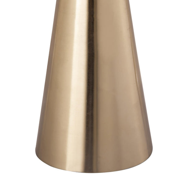 TOV Furniture Addyson Marble Side Table - Artisan Grey Marble Top with Gold Base, Elegant Accent for Any Space TOV-OC18341