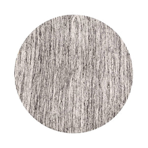 TOV Furniture Dahlia Side Table – Chic Cylindrical Design with Gold Base, Distressed White Finish for Versatile Use TOV-OC18346