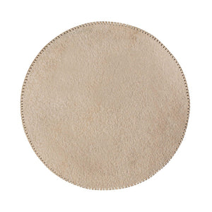 TOV Furniture Celeste Ribbed Side Table - Artisan-Crafted Accent with Natural Stone Top & Textured Gold Base Decor TOV-OC18353