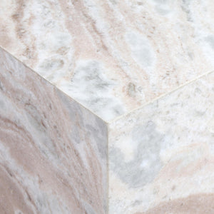 TOV Furniture Keira Marble Side Table – Minimalist Accent with Natural Marble Beauty for Modern Living Spaces TOV-OC18424