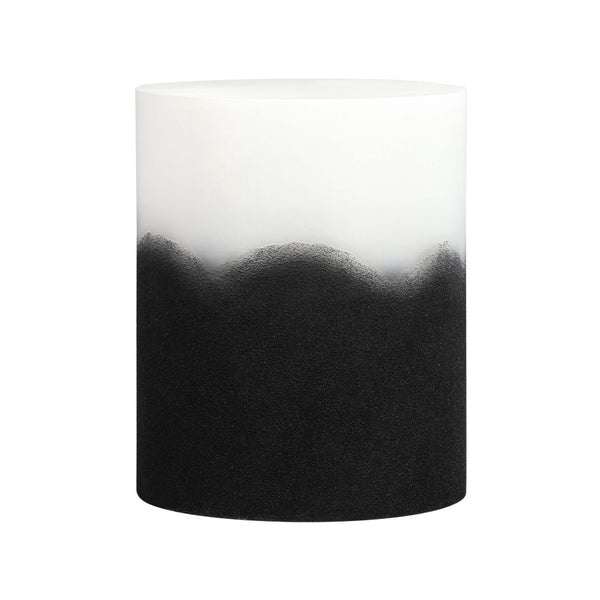 TOV Furniture Matra Handcrafted Black and White Side Table - Modern Minimalist Accent for Stylish Interiors TOV-OC18430