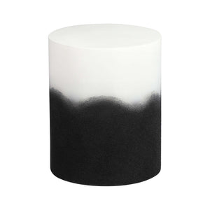 TOV Furniture Matra Handcrafted Black and White Side Table - Modern Minimalist Accent for Stylish Interiors TOV-OC18430