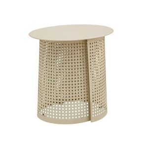 TOV Furniture Pesky Side Table - Stylish Coral Pink or Eggnog Cream Accent Table for Living Rooms & Bedrooms TOV-OC18448