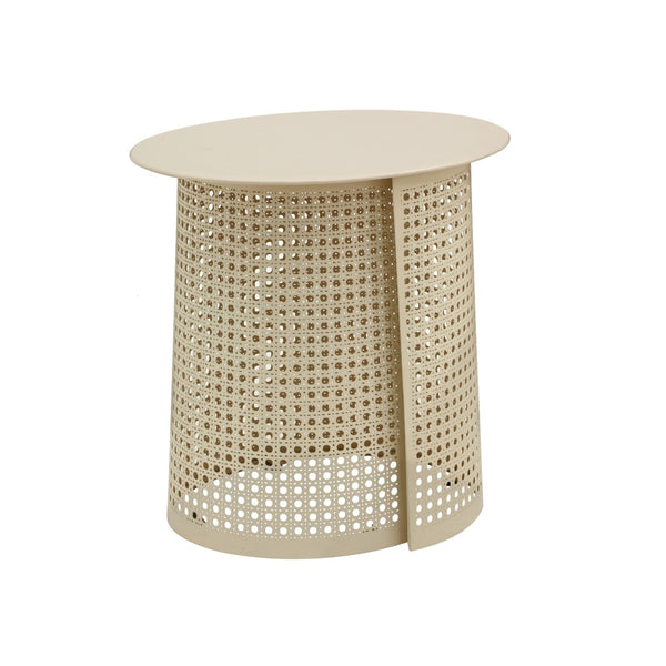 TOV Furniture Pesky Side Table - Stylish Coral Pink or Eggnog Cream Accent Table for Living Rooms & Bedrooms TOV-OC18448