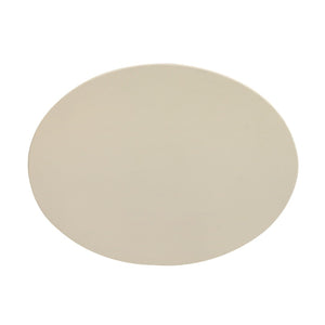 TOV Furniture Pesky 32" Oval Coffee Table - Modern Iron Frame & MDF Top, Versatile Centerpiece in Coral Pink or Eggnog Cream TOV-OC18449