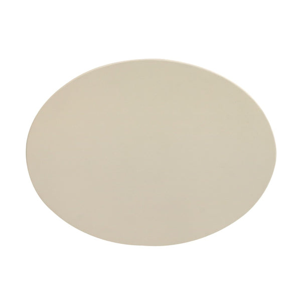 TOV Furniture Pesky 32" Oval Coffee Table - Modern Iron Frame & MDF Top, Versatile Centerpiece in Coral Pink or Eggnog Cream TOV-OC18449