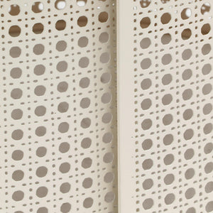 TOV Furniture Pesky 32" Oval Coffee Table - Modern Iron Frame & MDF Top, Versatile Centerpiece in Coral Pink or Eggnog Cream TOV-OC18449