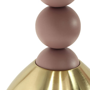 TOV Furniture Daleyza Gold Side Table – Elegant Handmade Accent with Modern Curves for Living Room or Bedroom Decor TOV-OC18450