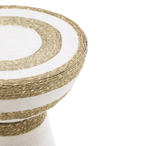 Wren Striped Side Table TOV-OC18472 TOV Furniture