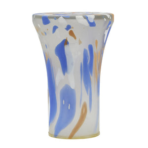 TOV Furniture Journee Glass Side Table - Handcrafted Frosted Glass Accent with Multi-Tone Finish for Small Spaces TOV-OC18479