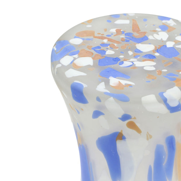 TOV Furniture Journee Glass Side Table - Handcrafted Frosted Glass Accent with Multi-Tone Finish for Small Spaces TOV-OC18479