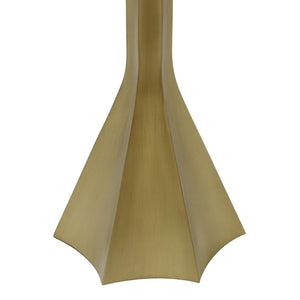 TOV Furniture Gabrielle Round Side Table – Stylish Brass Base & Glass Top, Handmade Accent for Any Room Decor TOV-OC18480