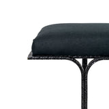 Bryn Black Linen Bench TOV-OC18495 TOV Furniture