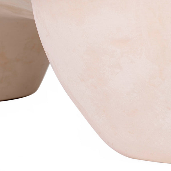 TOV Furniture Athen 57" Sculptural Nude Faux Stone Coffee Table – Modern Elegance for Indoor & Outdoor Use TOV-OC18502