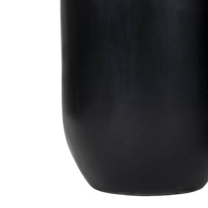 TOV Furniture Rahul 49" Textured Black Console Table - Modern Wabi-Sabi Design for Indoor & Outdoor Spaces TOV-OC18504