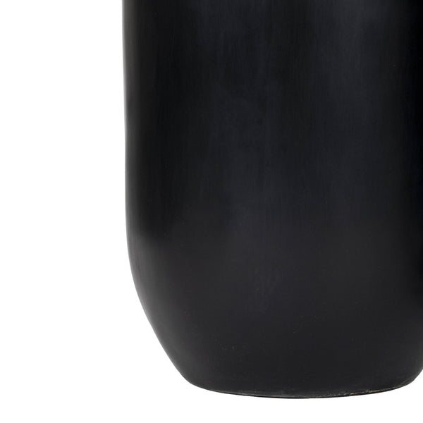 TOV Furniture Rahul 49" Textured Black Console Table - Modern Wabi-Sabi Design for Indoor & Outdoor Spaces TOV-OC18504