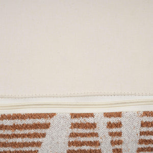 TOV Furniture Ember Versatile Handcrafted Pouf - Cream & Natural Woven Accent for Living Room, Bedroom & More TOV-OC18533