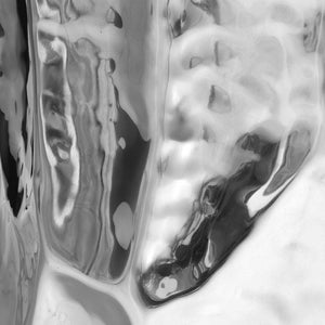 TOV Furniture Forma Chrome Side Table - Retro Artisan Accent with Crushed Silhouette for Modern Living Spaces TOV-OC18702