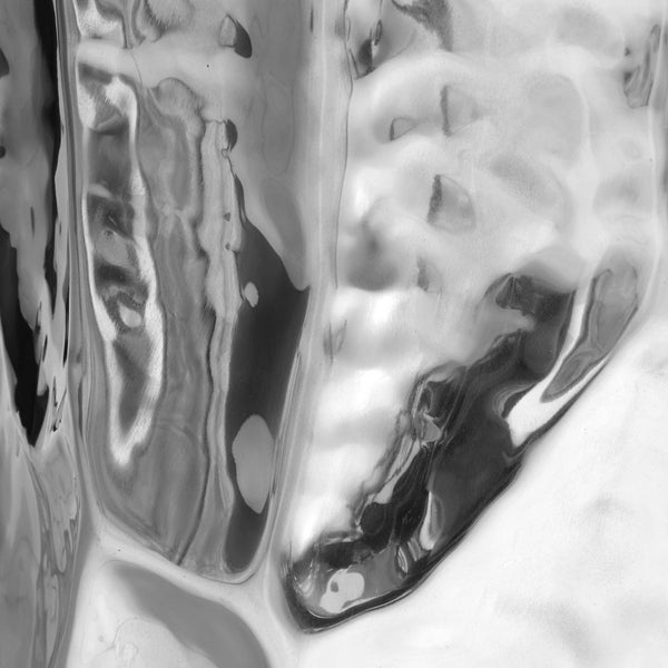 TOV Furniture Forma Chrome Side Table - Retro Artisan Accent with Crushed Silhouette for Modern Living Spaces TOV-OC18702