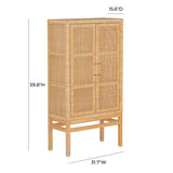 Amara Natural Woven Rattan Cabinet TOV-OC21016 TOV Furniture