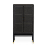 Amara Charcoal Woven Rattan Cabinet TOV-OC21017 TOV Furniture