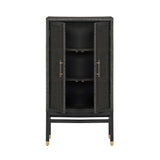 Amara Charcoal Woven Rattan Cabinet TOV-OC21017 TOV Furniture