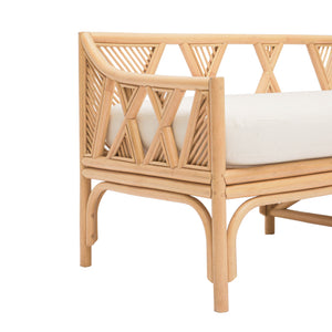 Jayla Natural Rattan Bench TOV-OC21020 TOV Furniture