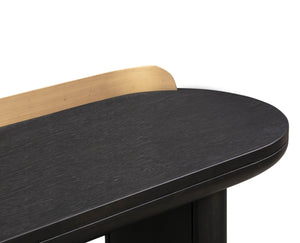 TOV Furniture Braden 48" Console Table - Sleek Minimalist Design for Entryway, Home Office, or Living Room Decor Black TOV-OC44056