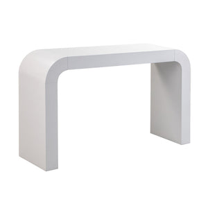 TOV Furniture Hump 54" Arched Console Table - Modern Elegance for Entryways, Living Rooms, or Hallways Display White TOV-OC44073
