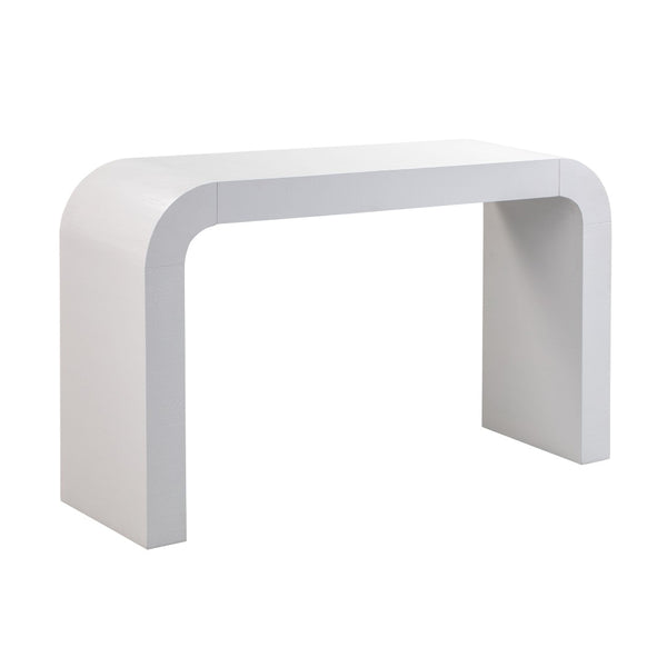 TOV Furniture Hump 54" Arched Console Table - Modern Elegance for Entryways, Living Rooms, or Hallways Display White TOV-OC44073