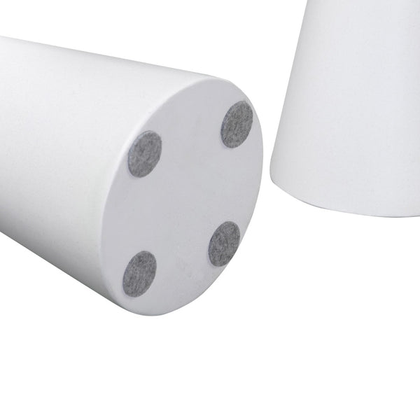 TOV Furniture Gianna Concrete Accent Tables - Chic Minimalist Set of 2 for Stylish Living Spaces & Decor TOV-OC44116