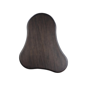 TOV Furniture Gotham 48" Modern Wood Coffee Table - Sculptural Design with Generous Surface for Stylish Living Rooms Dark Umber TOV-OC54187