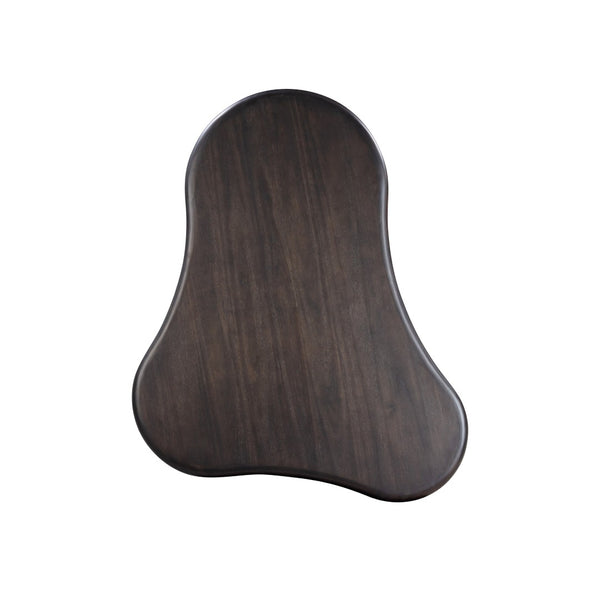 TOV Furniture Gotham 48" Modern Wood Coffee Table - Sculptural Design with Generous Surface for Stylish Living Rooms Dark Umber TOV-OC54187