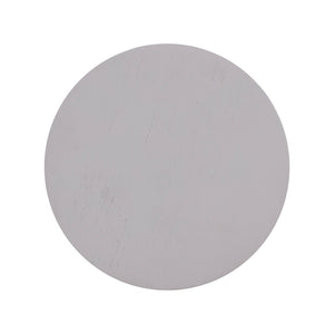 TOV Furniture Morse Wooden Accent Table - Handcrafted Solid Rubberwood Design Perfect for Small Spaces and Decor White TOV-OC54197