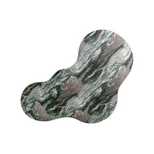 TOV Furniture Slab 59" Concrete Coffee Table - Modern Minimalist Design for Indoor & Outdoor Stylish Living Spaces Blush/Grey Marble TOV-OC54214