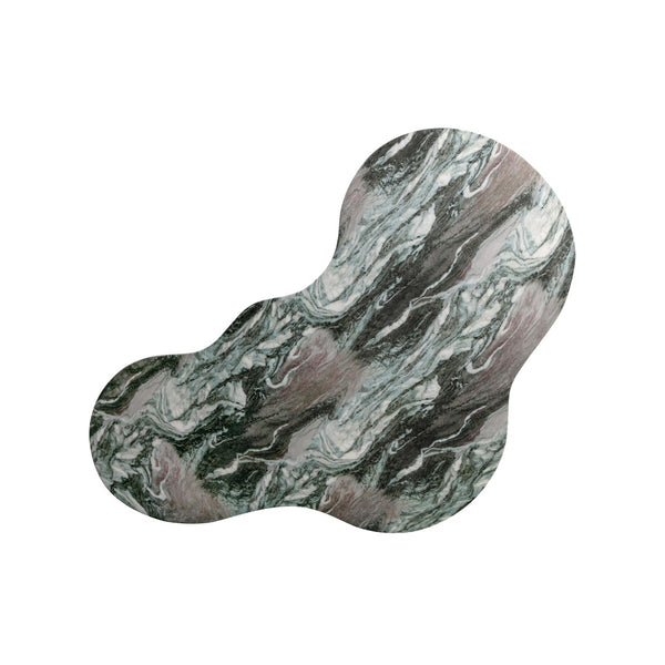 TOV Furniture Slab 59" Concrete Coffee Table - Modern Minimalist Design for Indoor & Outdoor Stylish Living Spaces Blush/Grey Marble TOV-OC54214