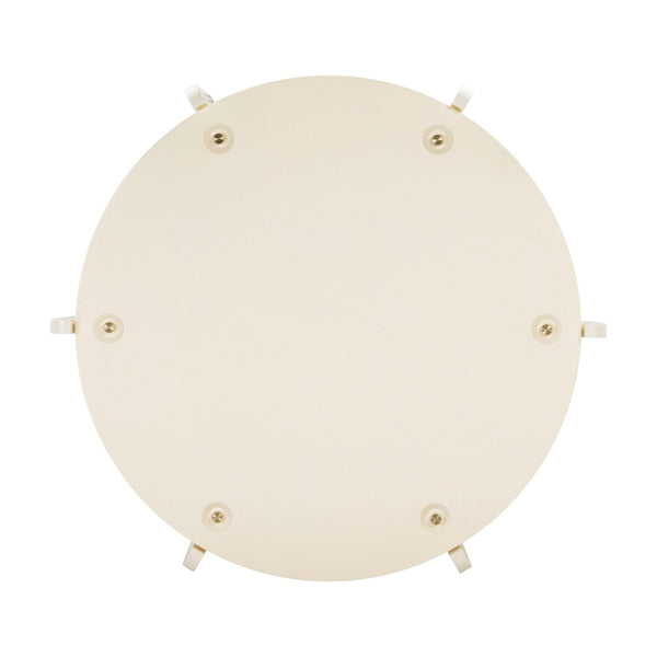 TOV Furniture Gloria 35" Cream Oak Round Coffee Table - Contemporary Elegance, Handmade Craftsmanship & Versatile Style TOV-OC54223