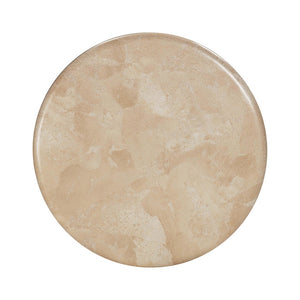 TOV Furniture Mire Rose Faux Marble Side Table – Elegant Modern Accent with Gold Neck & Unique Dusty-Rose Finish TOV-OC54288