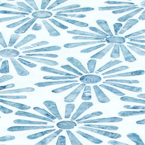 TOV Furniture Halio Shell Side Table - Artisan Seashell Inlay for Coastal Elegance in Every Room of Your Home Blue TOV-OC54310